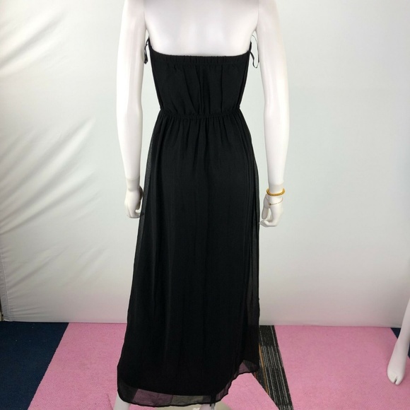 Forever 21 Medium Black Tube Long Dress - Picture 3 of 8